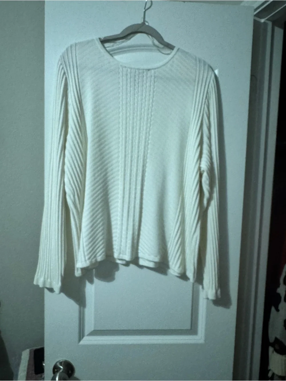 Ashley Stewart cream knit